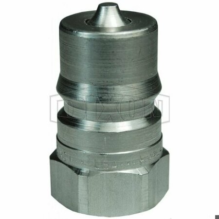 DIXON H Series Interchange Pipe Plug, 3/8-18 Nominal, FNPT, 316 SS, Domestic H3F3-SS